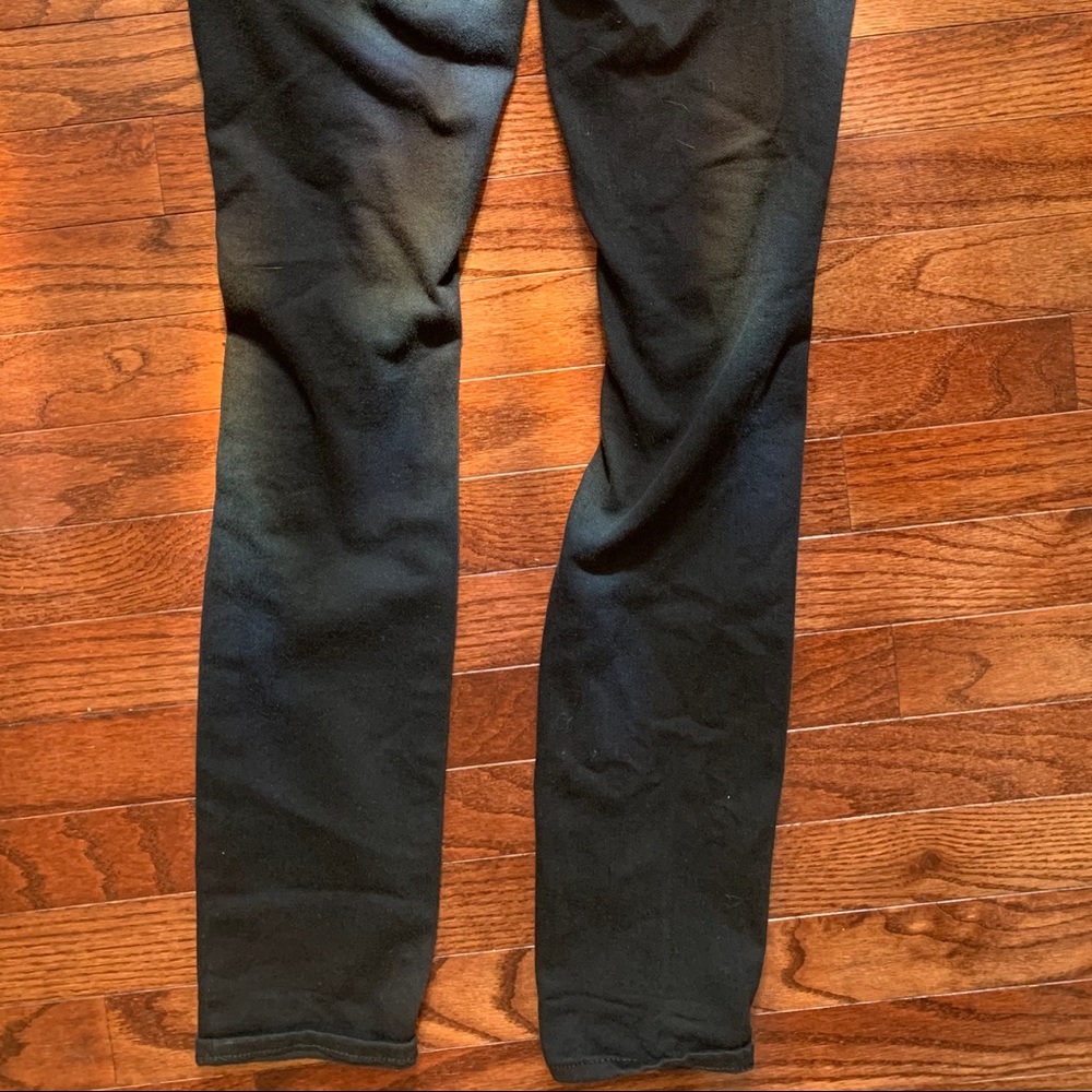 Express Mid Rise Distressed Jeans - Picture 4 of 5